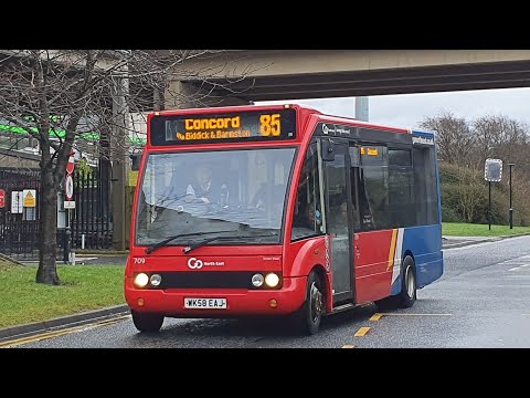 Journey on Route 84 | WK58EAJ/0709 - Go North East: Optare Solo SE M710
