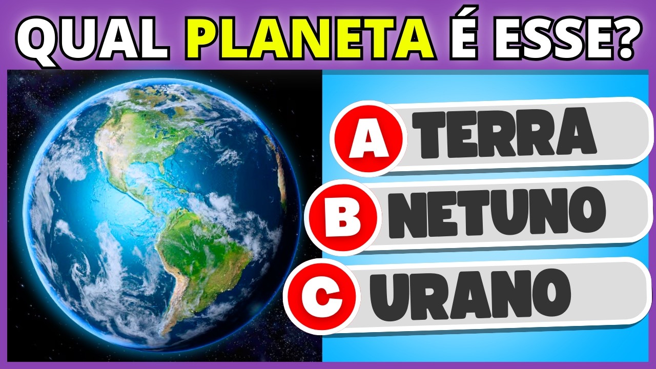 Quanto você sabe sobre o SISTEMA SOLAR? 🚀🌌🧐 30 PERGUNTAS conhecimentos astronomia! | #buuquiz #quiz