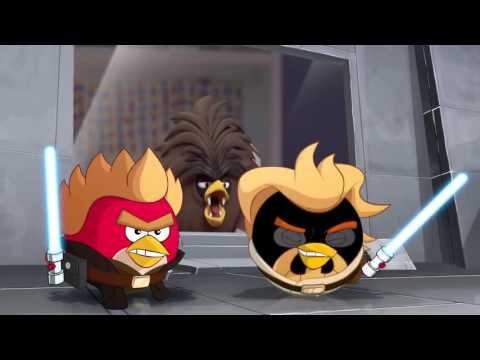 Angry Birds Star Wars 2 Telepods Commercial ft Chewie   out September 19