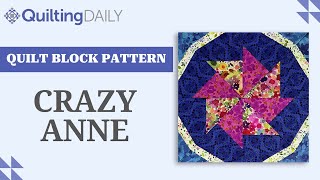 Free Quilt Block Pattern_Crazy Anne