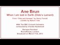 Ane Brun - When I am laid in Earth (Baroque Remixed, 2013 - audio only)