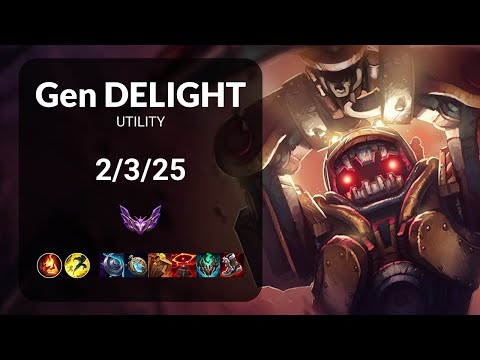 Gen Delight Nautilus vs Rakan UTILITY - KR  Patch 13.15