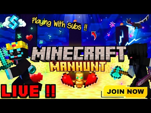 Insane Minecraft Manhunt with Subscribers! Who Will Win? #EpicBattle