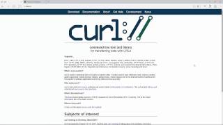 How To: Download and Install a curl executable for Windows