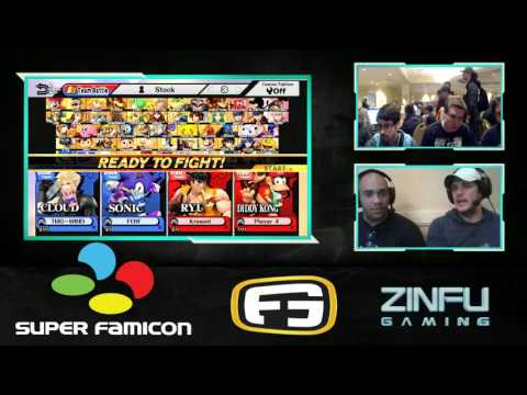 Famicon 2016 Smash 4 Doubles- TMG Ferf & TMG Lucky Wind vs FS Kresent & Stingers SSB4 WF