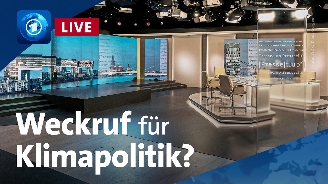 Dürre, Brände, Hitzetote: Weckruf für die Klimapolitik? | ARD-Presseclub