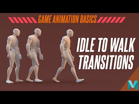 Game Animation Basics: Creating Idle to Walk Cycle Transitions