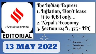13th May 2022 | Gargi Classes The Indian Express Editorials and Ideas Analysis | By R.K. Lata