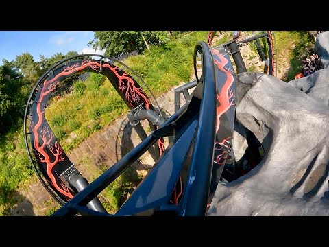 ALL NEW Nemesis Reborn AMAZING Inverted Roller Coaster 4K POV! | Alton Towers England [No Copyright]