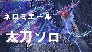 ［アイスボーン］歴戦王ネロミェールvs太刀初心者オジサン