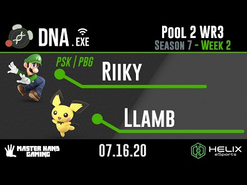 DNA.EXE S7:W2 - PSK | PBG | Riiky (Luigi) Vs. Llamb (Pichu) - Pool 2 WR3