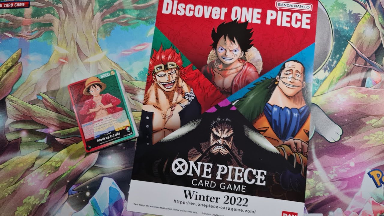 One Piece Card Game Demo Deck Opening and Poster Walkthrough - First One Piece English Deck!!!!