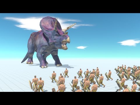GIANT TRICERATOPS vs UNITS - Animal Revolt Battle Simulator