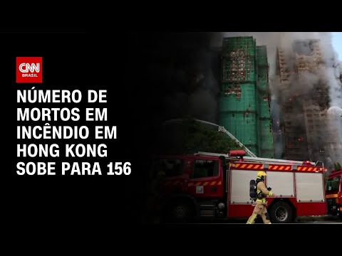 Número de mortos em incêndio em Hong Kong sobe para 156