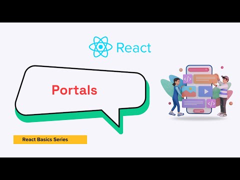React Portals explained in 1 minute #react  #reactjs  #portals  #webdevelopment  #learnreact