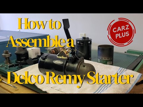 How to Assemble a Delco Remy Starter - Graham Engine Self Starter Assembly