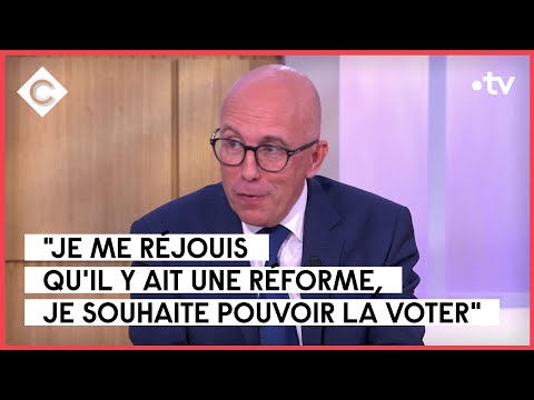 Retraites : un risque de contestation sociale - Eric Ciotti - C à Vous - 10/01/2023