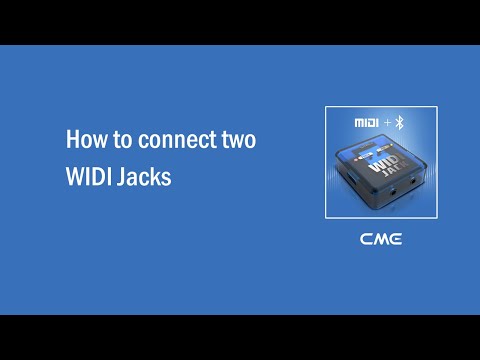 How to connect two WIDI Jacks