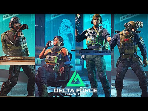 ALL Characters Emotes in Delta Force: Hawk Ops