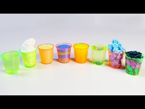 Making Slime with Mini Cups ! Satisfying Slime Video Video