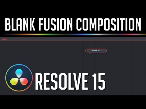 Where to Create a Fusion Composition from Scratch | Resolve 15 Tutorial