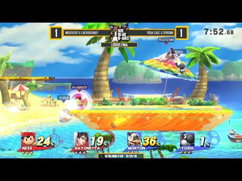 Ultra WBB #159 | WDBTHTGP & Earthboundy vs Yoda Cage & Spirunk - Losers Final - Super Smash Bros. fo