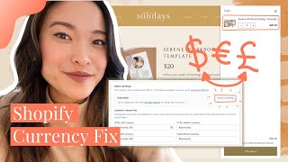 Why is my Shopify Lite showing the wrong currency in embedded Showit buy button cart | Quick Fix!