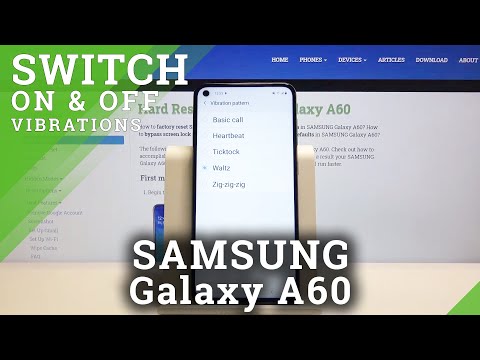 How to Find Vibration Pattern in SAMSUNG Galaxy A60 – Change Vibration Type