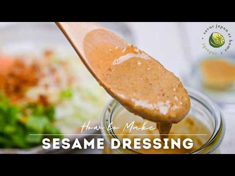 10-Minute Japanese Sesame Dressing That Will Make You Crave Salad