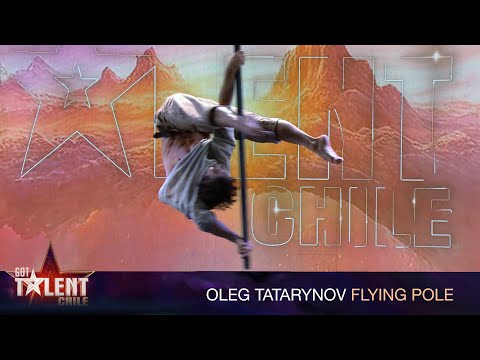 Oleg Tatarynov - Flying Pole | AUDITION | Got Talent Chile 2024