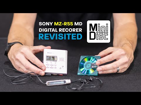 90s Sony MiniDisc MZ-R55 Player & Recorder Retro Revisit