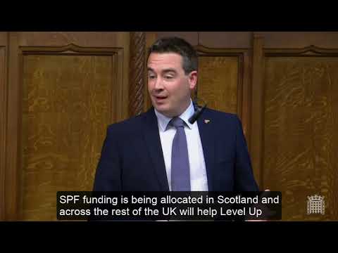 Question to the Secretary of State for Scotland 18/05.22: UK Shared Prosperity Fund