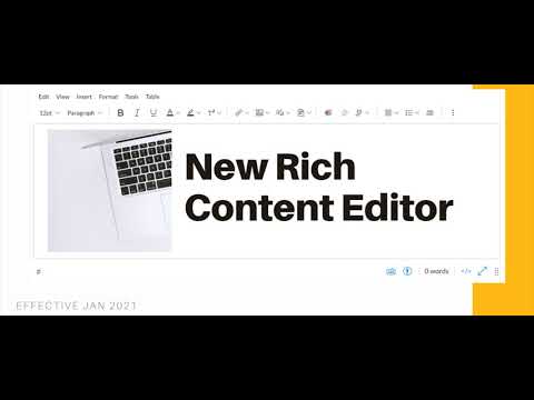 Guide to the new Rich Text Editor in Canvas