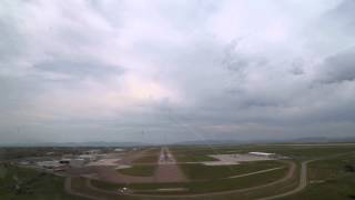 preview picture of video 'Landing at Great Falls International Airport'