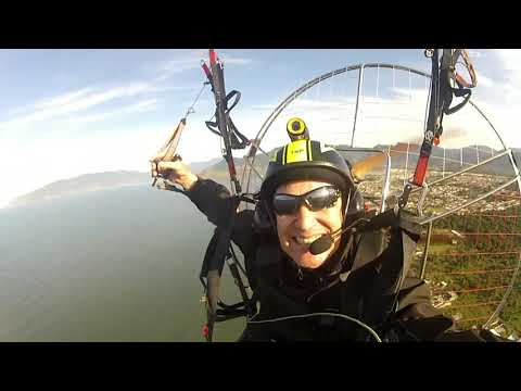 Paramotor em Caraguatatuba - Piloto Adezilio da Glider Brasil (12) 991393130