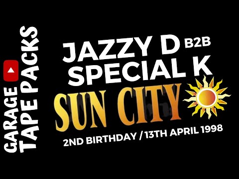 Jazzy D b2b Special K | Sun City | 2nd Birthday Bash | 13th April 1998 | Garage Tape Packs