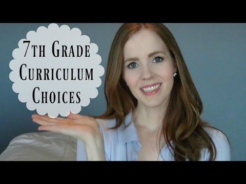 7th Grade Homeschool Curriculum Choices 2016-2017 | Teaching Textbooks, IEW & More! Video