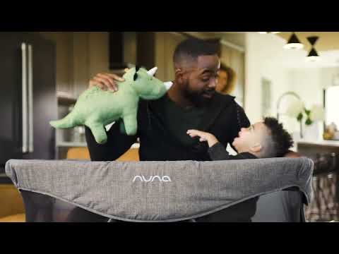 Nuna SENA Aire Travel Cot & Playard - Caviar