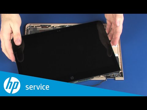 Part of a video titled Replace the Display Panel | HP Pavilion x360 m3 Convertible ...