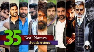 South Indian Actors Real Name: 35 South Actors Rea