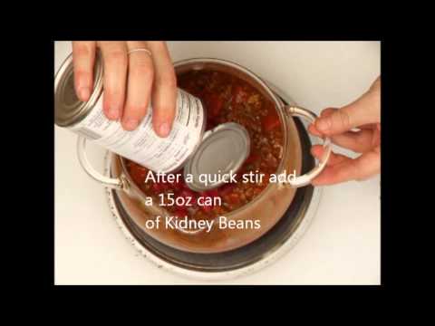 Madonna Chili and Cornbread Recipe