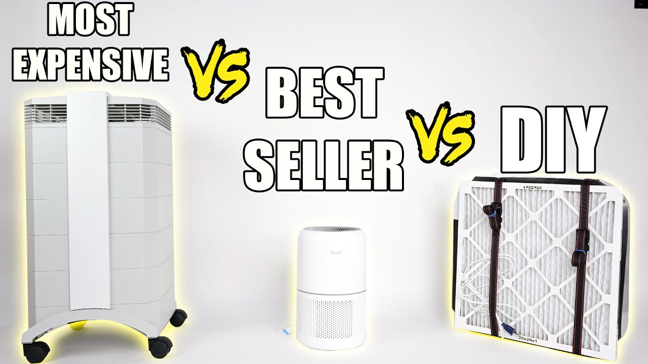 Air Purifier Battle! - IQair Healthpro Plus vs LEVOIT vs DIY - TESTS & REVIEW
