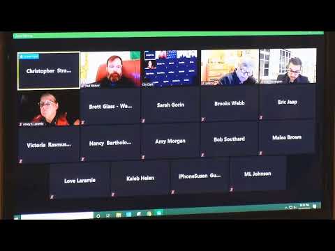 Oct 20, 2020 Laramie, Wyoming - City Government Live Stream