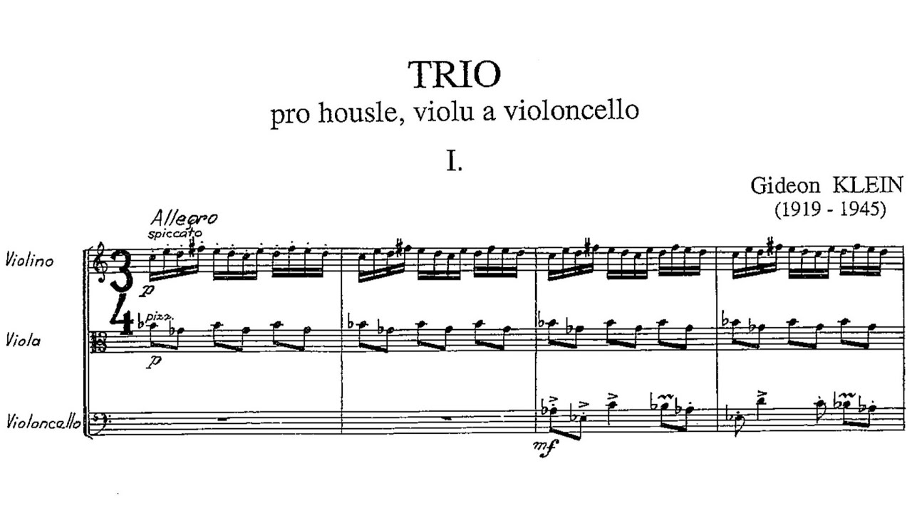 Gideon Klein - String Trio