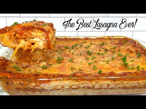 HOW TO MAKE THE BEST LASAGNA AT HOME!