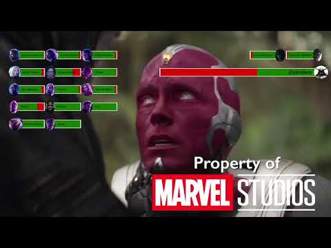 Infinity War Wakanda Battle with healthbars