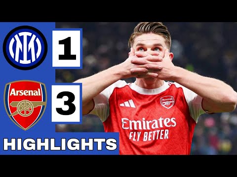 🔴Inter Milan vs Arsenal (1-3) Extended HIGHLIGHTS | UEFA Champions League