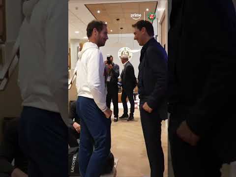 Les retrouvailles entre Gasquet🇫🇷 et Nadal 🇪🇸 #RolandGarros