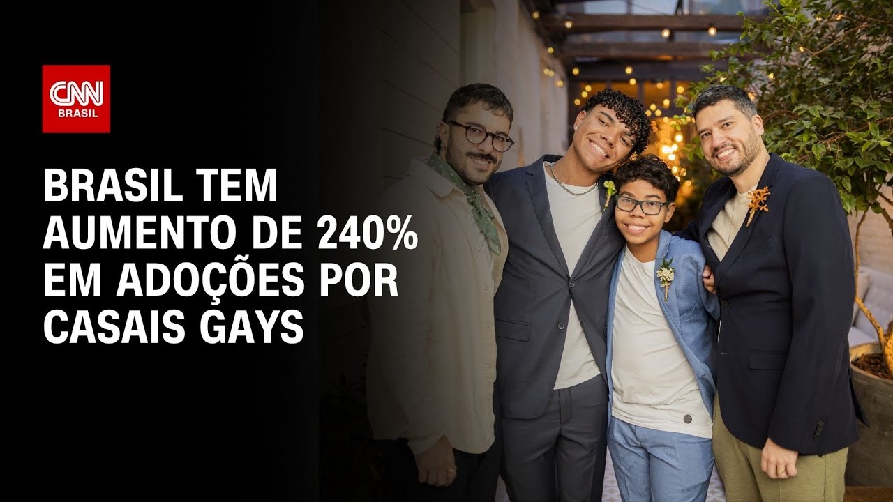 Em 5 anos, Brasil tem aumento de 240% em adoções por casais gays, aponta CNJ | CNN PRIME TIME