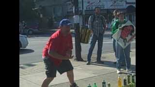 BAN HYDROFRACKING in NY-State! Tossing Water Balloons at Fracking CEO's w/ Occupy Buffalo